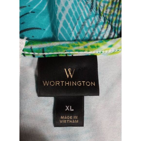 Worthington Shirt Ladies Extra Large Sleeveless Colorful‎ Light Weight - Picture 5 of 7